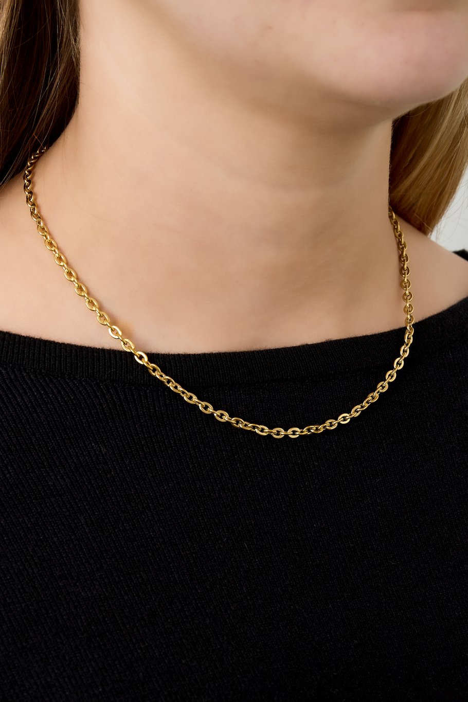 Stainless Steel Chain Necklaces Chain DIY Daily Simple Series Women's jewelry Picture2